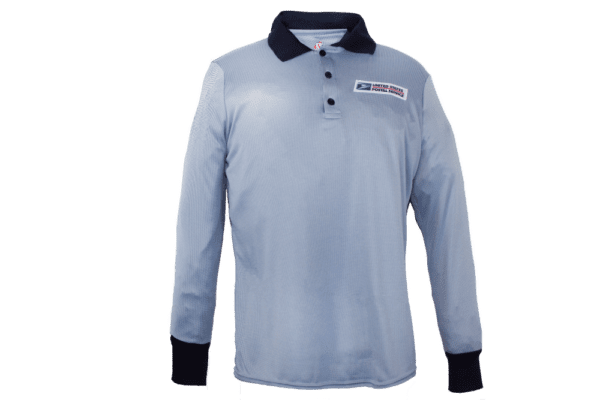 Men’s Long Sleeve Postal Clerk Interlock Polo