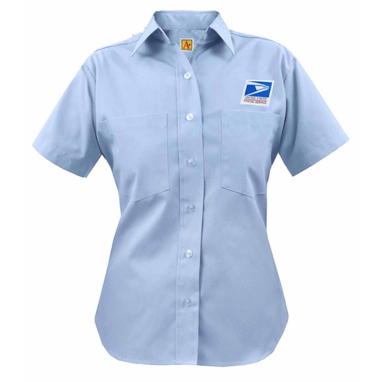 Womens Short Sleeve Letter Carrier Shirt Mailman Letter Carrier