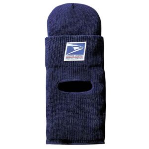 Postal Stocking Cap with pull-down Facemask